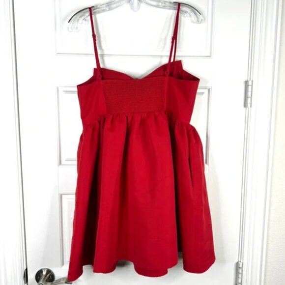 BHLDN Sachin & Babi Sloane Taffeta Double-Bow Mini Dress - Picture 3 of 10